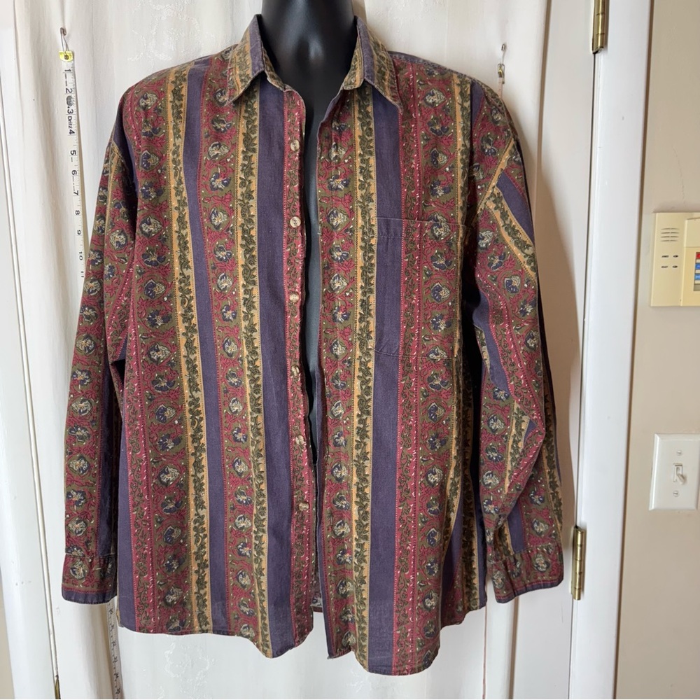 Vintage Body Equip Floral Patterned Shirt
